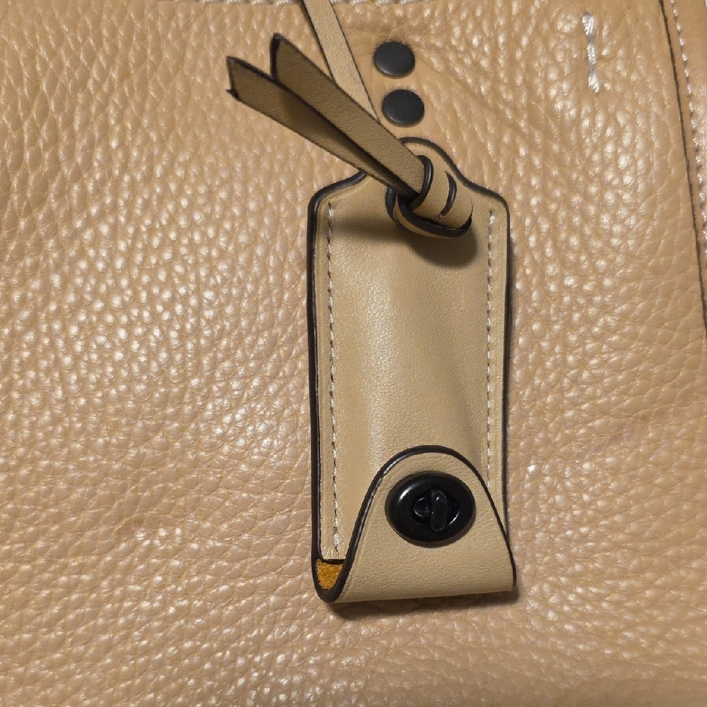 Coach Rouge 25 In Colorblock Tan - Picture 7 of 8